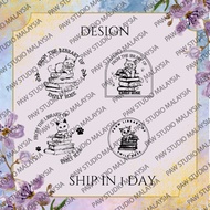 CUSTOM LIBRARY STAMP / BOOKSTAMP / COP BUKU / EXLIBRIS / COP JOURNAL / COP NOVEL