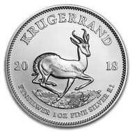 KLKS COINT Koin Perak Krugerrand Afrika Selatan 2018 - 1 oz silver