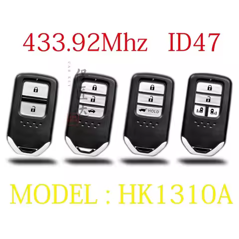 BaoJiangDd car Fit Fit CRV BRV CRIDER JADE TYPE R Remote Model HK1310A 433.92MHZ ID47