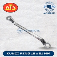 ATS Key Ring 19 x 21 mm Box End Wrench 19x21mm