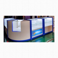 etalase konter hp kaca minimalis / etalase kosmetik / etalase optic