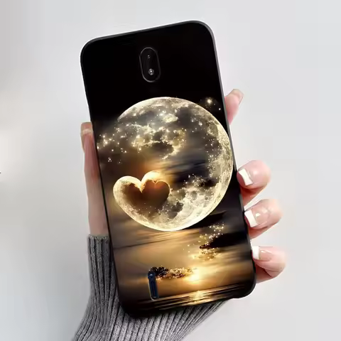 Case For Nokia C01 Plus/Nokia C1 2nd Edition Phone Casing For Nokia C2 Soft Shockproof Cool Cute Bla