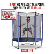 SellinCost Large 1.8m 6ft 2.4m 8ft 3m 10ft 3.6m 12ft Trampoline For Kids And Adult 150kg Durable Wei