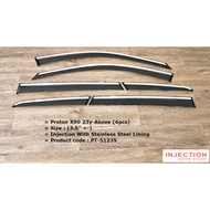 Proton X90 2023 - Above Door visor / Injection Door Visor With Stainless Steel Lining