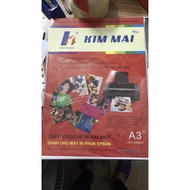 A3 size photo paper 300gsm - Kim Mai A3 glossy double-sided Couche paper for Epson inkjet printers