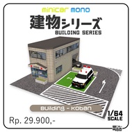 Diorama Papercraft Building -Police Station-
