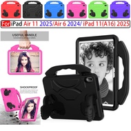 For iPad Air 11 2025 M3 M2 iPad 11 2025 A16 Air6 Air 6 2024 11inch Case Shockproof Kids Eva Handle F