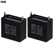 YEW Ceiling Fan Capacitor, Single Insert Polypropylene, Easy to us Film Capacitors CBB61 10uF 450V A