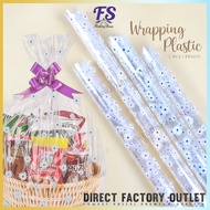 Hamper Wrapping Plastic/ Wrapping Paper Gift Wrap Wrapper Plastic/ Plastik Balut Hamper/ wrapping Fl