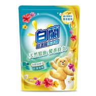 【白蘭】 含熊寶貝馨香精華花漾清新洗衣精補充包 1.6kgx6包/箱