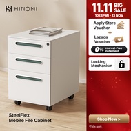 Preorder Mid Nov | Hinomi SteelFlex Mobile File Cabinet | Storage Drawer For Office | Space Saver