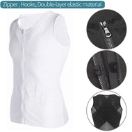 Mens Body Shaper Abdomen Slimming Shapewear Belly Shaping Corset Top Gynecomastia Compression Shirts