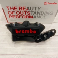 ORIGINAL BREMBO M4 M40 BLACK 4POT CALIPER FRONT 100% PNP Y15/Y16/RS150/RSX150/RXZ/XMAX/NVX/ADV150/RR