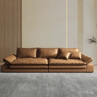 Deep Milk New Simple Living Room Sofa Modern Red Style Sitting Sofa Glue Mesh Fabric Technology Fabr
