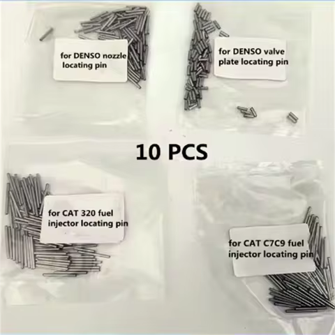 10PCS Diesel Common Rail Injector Nozzle Positioning Pin for CAT 320D C7 C9 Denso Orifice Valve Plat