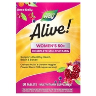 Nature's Way, Alive Women's 50+ Complete Multivitamin, 50 /110 / 130 Tablets