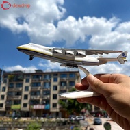 DEWDROP​ AN225 Model Plane, Diecast Metal Alloy Antonov an-225, Decoration 20CM Mriya Replica Airpla