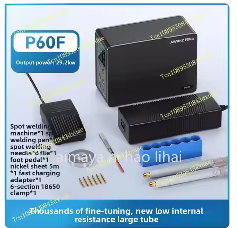 P60F 29.2KW Spot Welder Supercapacitor Spot Welding Machine W/ 999 Gears for Large Batteries