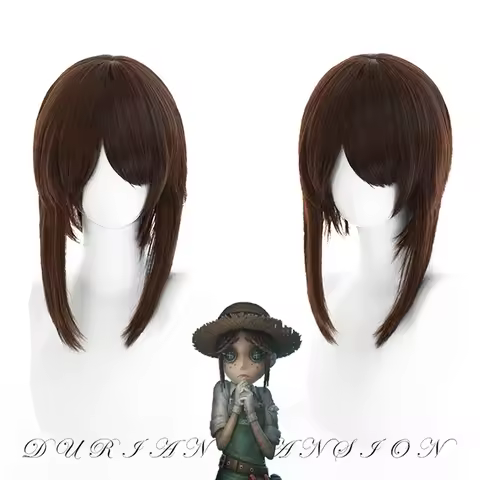HAIRJOY Synthetic Hair Wig Gardener Emma Woods from Identity Ⅴ Cosplay Wig Rose Net