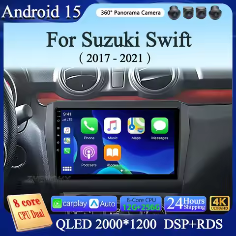 carplay 2K For Suzuki Swift 5 2016 - 2020 Car Radio Multimedia Video Player Navigation stereo GPS An
