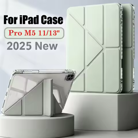 Y-Fold Acrylic Case for New IPad Pro M5 6th Gen 11 13 " Funda for IPad A16 11th 10th 12.9 Air 7 6 5 