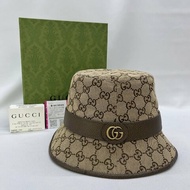 GUCCI 經典雙G LOGO百搭漁夫帽