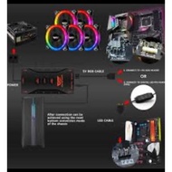 NEW AIGO DARKFLASH DR12 PRO ARGB 5IN1 CPU COOLING FAN KIT WITH Original