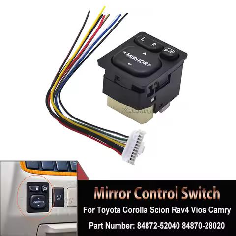 Side Mirror Switch 84872-52040 84870-28020 For Toyota 4Runner Yaris Camry RAV4 Corolla Highlander Le