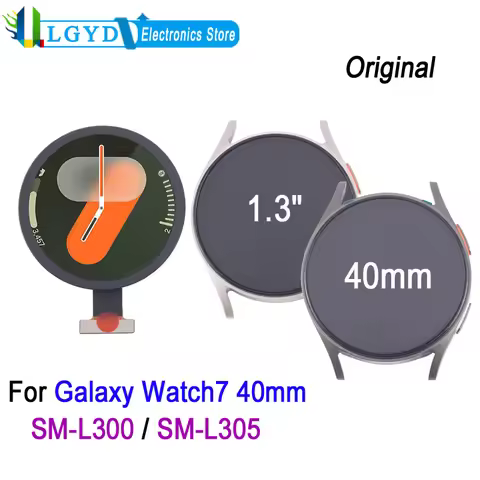 1.3'' Watch7 40mm Super AMOLED Screen For Samsung Galaxy Watch 7 40mm SM-L300 SM-L305 Display Touch 