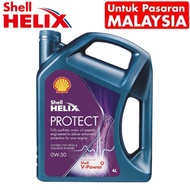 550054072 Shell Helix Protect 0W-30 Fully Synthetic Engine Oil (4L) Fully