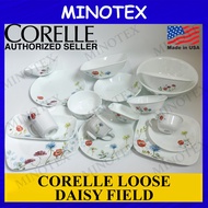 Corelle Loose Daisy Field (Divided Plate/Dessert Bowl/Soup Plate/Serving Bowl) Pinggan Mangkuk Corelle/ Gelas Corelle