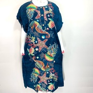 Kencana Ungu - LD 126 Daster L3 Kencana Ungu Buttons Label biru