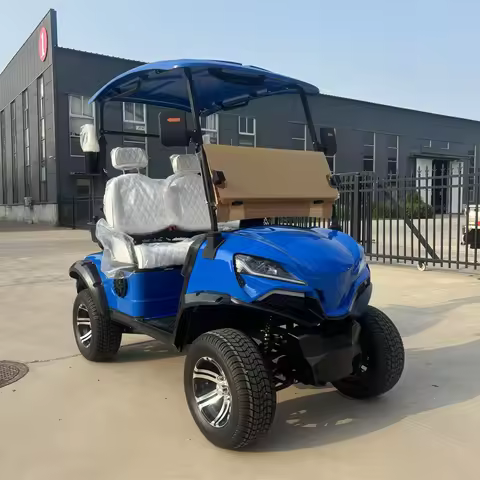 2025 New Design four-wheeler Off-road Club Golf Cart Electric CE Certificate Lithium Battery 2 4 6 S