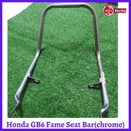 Honda GB6 Fame Seat Bar( Chrome)