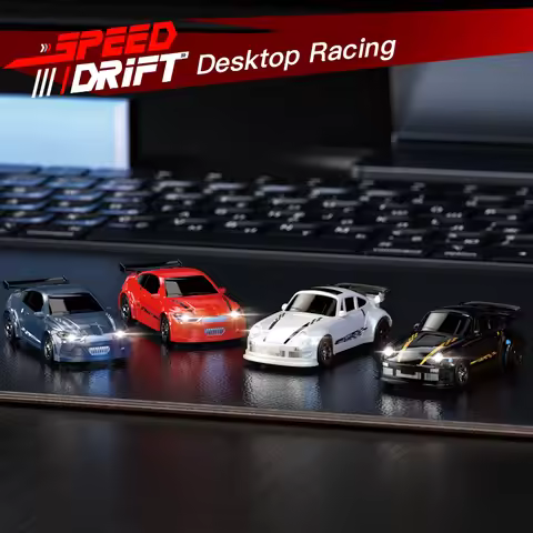 2025 New 1/64 Rc Drift Car Four-Wheel Remote Control Car Racing Car Full Proportions Desktop Competi
