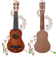 【HOT】 17in Kids Ukulele Guitar 4 Strings Mini Guitar Children Musical Instrument Educational Toys with Picks for Toddler Kids Beginner