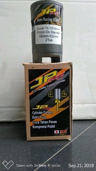 Liner JP Racing suzuki TS125 Ts-125 Standard 62mm Boring Sleeve Furing vuring Block Blok Silinder Bo