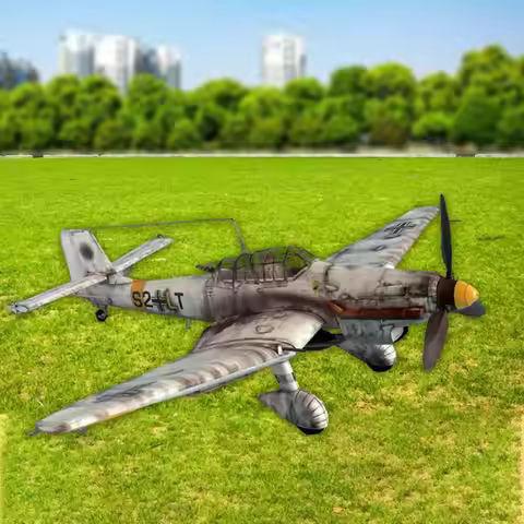 1:33 Scale 3D Fighter Assembling Papercraft Model Kits Brain Teaser Plane Model Games Jigsaw for Kid