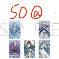 崩壞3 崩壞3rd 日本animate通販 壓克力卡片 薇塔 布洛妮婭 德麗莎 麗塔 李素裳