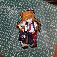 SGLink Neon Genesis Evangelion EVA Asuka Anime Reflective Sticker Two-Dimensional Waterproof Window 
