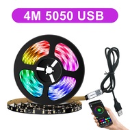 【 48-hour Delivery 】3535 TV Backlight Strip Lights USB RGB LED Strip Lights Music Sync 1/2/3/4/5/10/