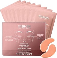 111SKIN Rose Gold Illuminating Eye Mask, Brightening & Hydrating Under Eye Patches for Dull, Dry Ski