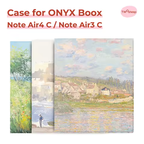 twosheep cover for ONYX Boox Note Air4c and Boox Note Air3c 10.3-inch E-reader case with intelligent