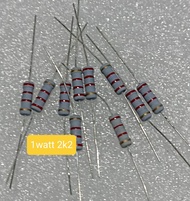 10BUAH RESISTOR 1WATT 2K2 OHM RESISTOR 2K2OHM 1W 1 WATT 2K2 OHM