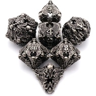 Hollow Dice trpg Angel Death Metal Dice 3D Dragon Blood Spot Dice DND dnd dice dice set dice game