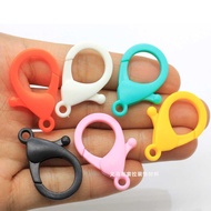 Wholesale!35mm Colorful Plastic Lobster Clasp Color Hook Key Ring Pendant Accessories Hand-Made diy Gift Small Items Art Craft Material Jewelry