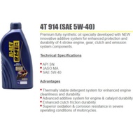 Hi-rev 4T Oil 914 sae 5w-40 Fully Synthetic Motorcycle Oil