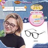 HMK Eyewear Plastic Round Glasses Frames Modern Fashion for Men and Women in Many Colors - HMK8401