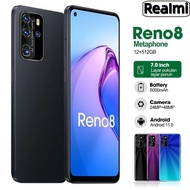 [ประกัน 1 ปี] มือถือ Realmi Reno8 มือถือใหม่เอี่ยม สมาร์ทโฟน 5G 12GB 512GB รองรับ 2 ซิมการ์ด โทรศัพท์มือถือ หน่วยความจำขนาดใหญ่ เล่นเกมส์ มือถือราคาถูก มือถือราคาถูก มือถือราคาถูก Realmi รีโน8 ส่งฟรี