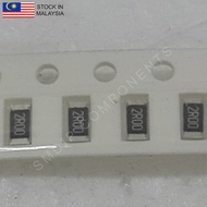 10PCS Taiwan-Grade 2R ±1%, 1206 SMD Resistor (2R00)